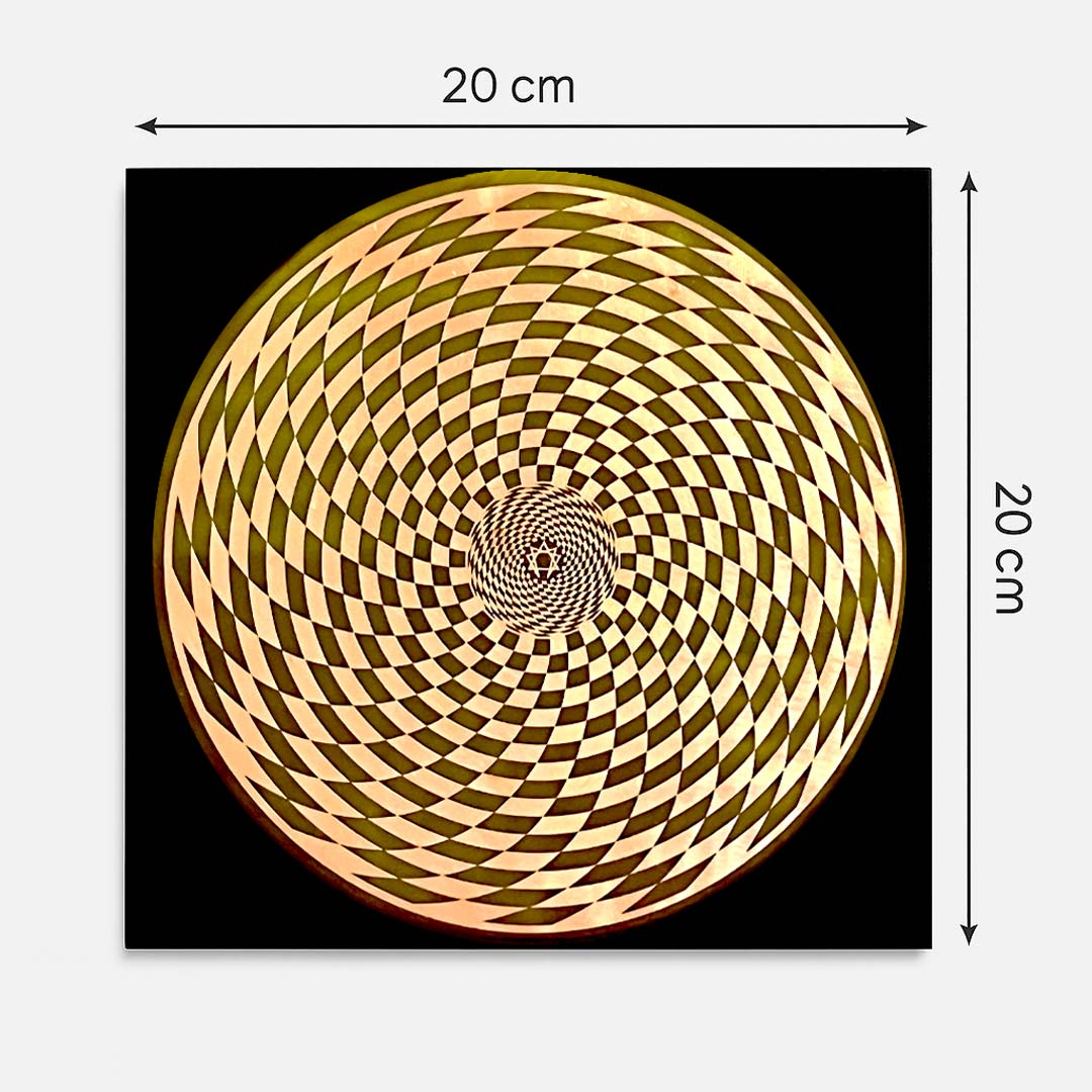 MEGA Resonador Armonizador de Espacios Sensor Cósmico 20x20cm - Metayantra México