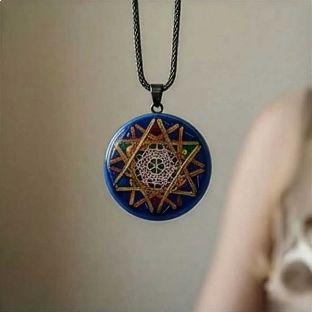 Collar Metatron Cobalto: Sanación Celular y Energía Divina