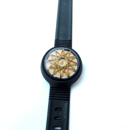Pulsera Tercer Ojo Metayantra | Amatista + Ojo de Horus Cuántico