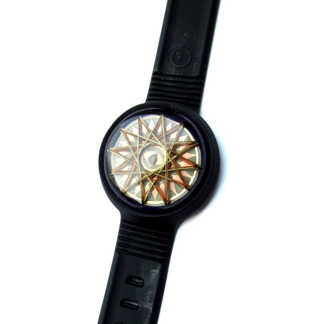 Pulsera Tercer Ojo Metayantra | Amatista + Ojo de Horus Cuántico