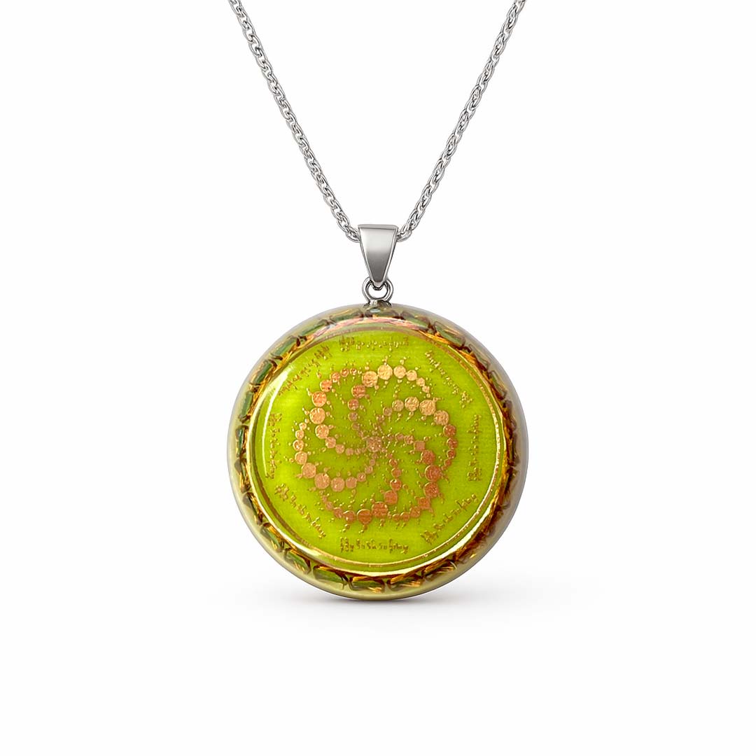 Collar Tibetano Destructor de obstáculos Guru Rinpoche Crop Circle - Metayantra
