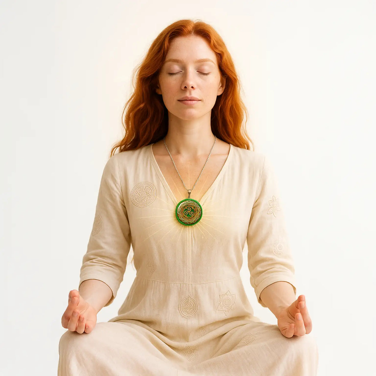 ✨ Nuevo Collar de Orgonita con Triskel de Oro ✨ para Equilibrio y Protección : Energía de Nueva Generación