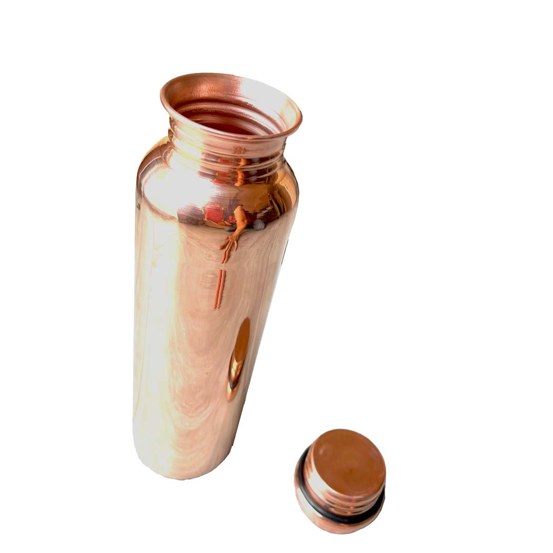 Botella de Cobre Macizo – Reprograma tu Agua y Eleva tu Vibración