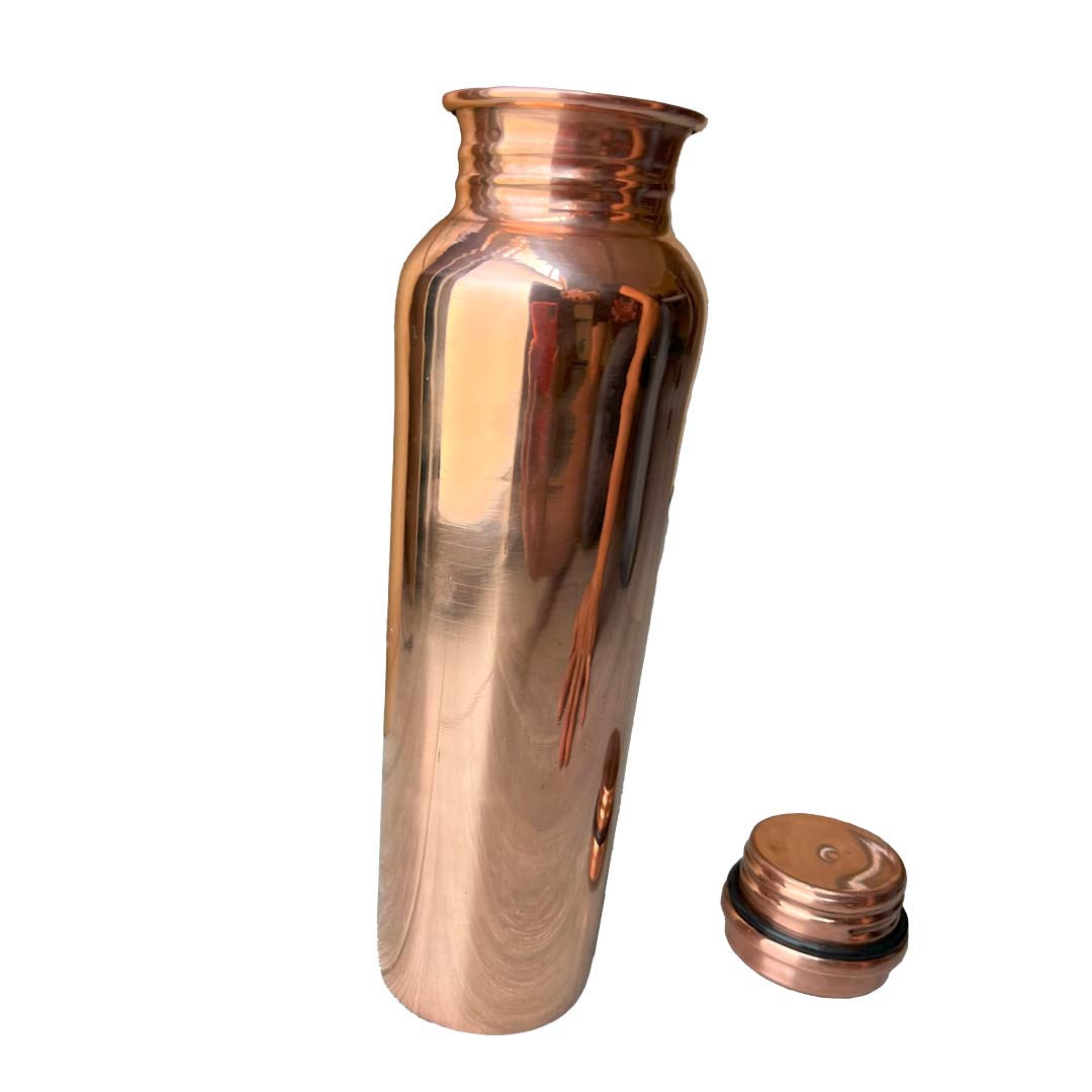 Botella de Cobre Macizo – Reprograma tu Agua y Eleva tu Vibración
