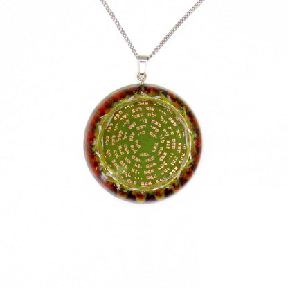 Collar Orgonita con Cuarzo y 72 Nombres de Dios - Metayantra