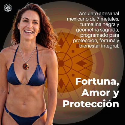 Bobina biomagnética de cobre del talismán salomónico de Metayantra