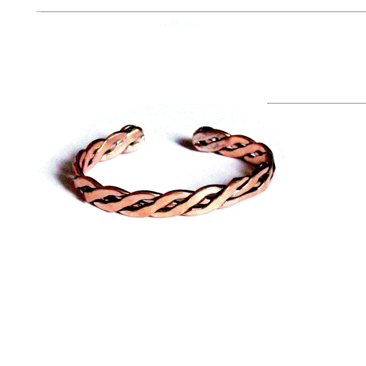 Brazalete Torzal de Cobre y Obsidiana – Amuleto de Poder Ancestral - Metayantra México
