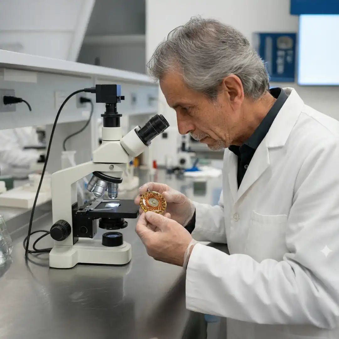 Collar Amplificador de Intención con Citrino, Bobinas de Cobre y Latón | Visto en SUPERHUMAN - Metayantra México