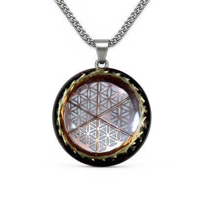 Collar Cuántico Flor de la Vida: Concentra Voluntad y Energía - Metayantra México