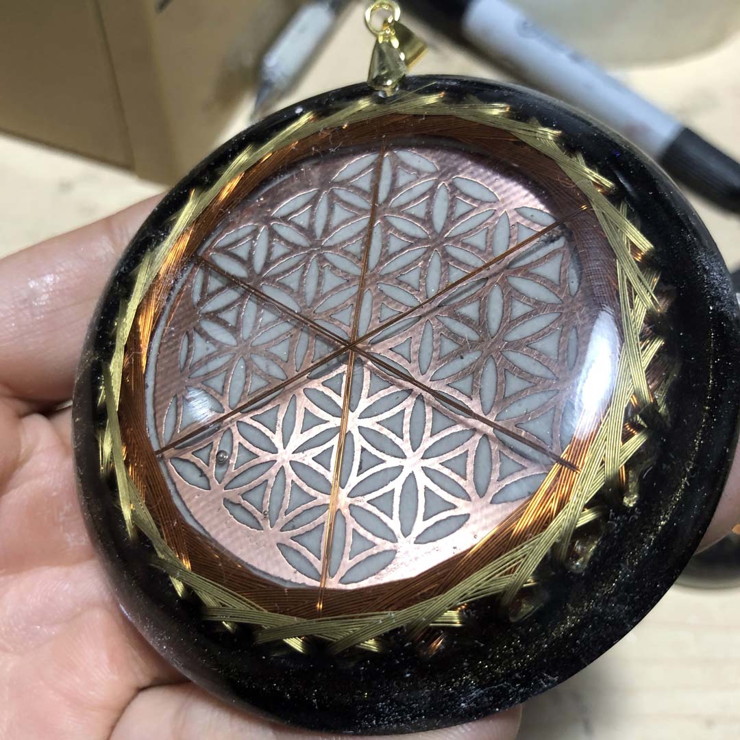 Collar Cuántico Flor de la Vida: Concentra Voluntad y Energía - Metayantra México