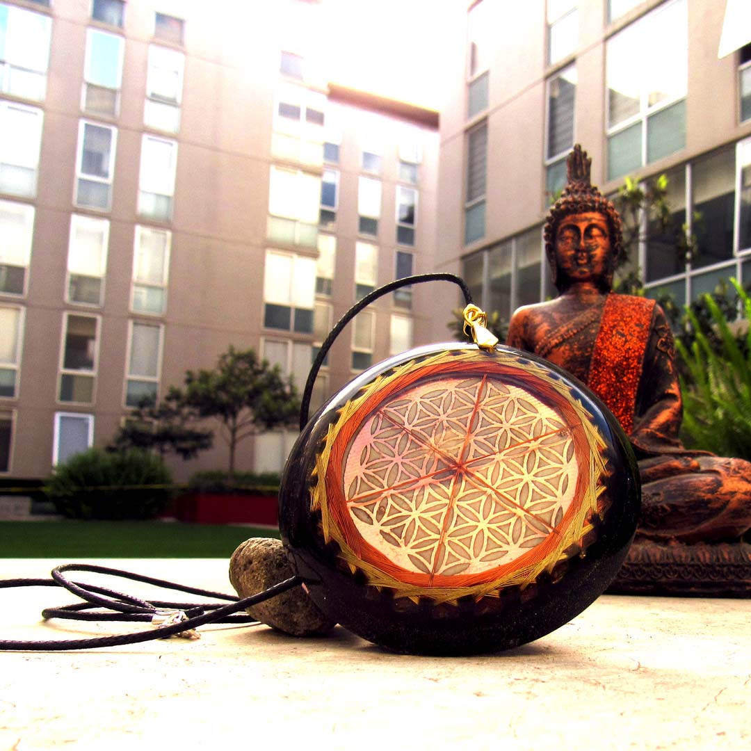 Collar Cuántico Flor de la Vida: Concentra Voluntad y Energía - Metayantra México