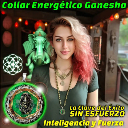 ⚡🐘💎 Collar Energético Orgón de Ganesha: Protección, Sabiduría y Buena Fortuna ⚡🐘💎 - Metayantra México