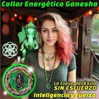 Thumbnail for ⚡🐘💎 Collar Energético Orgón de Ganesha: Protección, Sabiduría y Buena Fortuna ⚡🐘💎 - Metayantra México