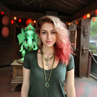 Thumbnail for ⚡🐘💎 Collar Energético Orgón de Ganesha: Protección, Sabiduría y Buena Fortuna ⚡🐘💎 - Metayantra México