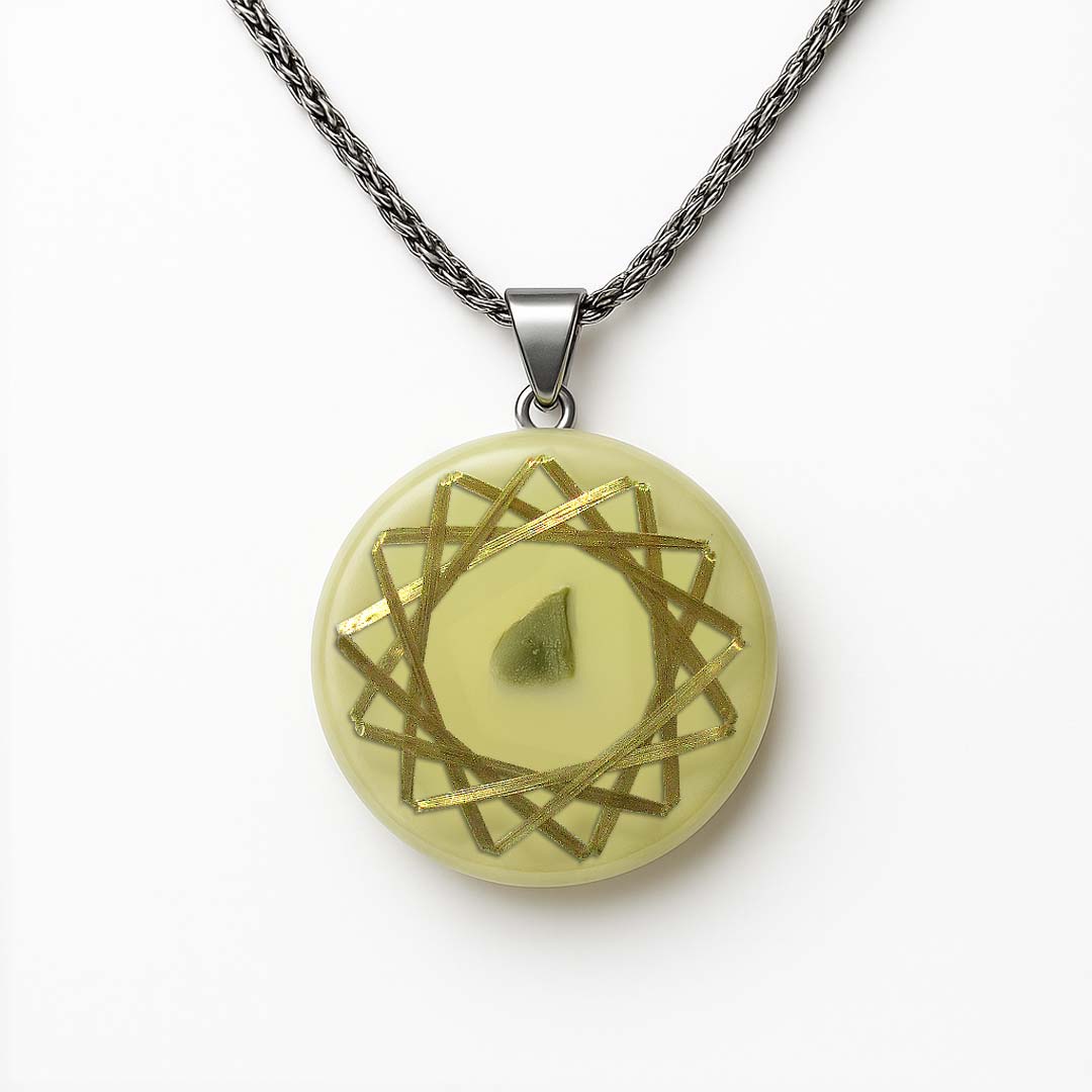 Collar Fibonacci con Moldavita: Fluye con el Universo - Metayantra México