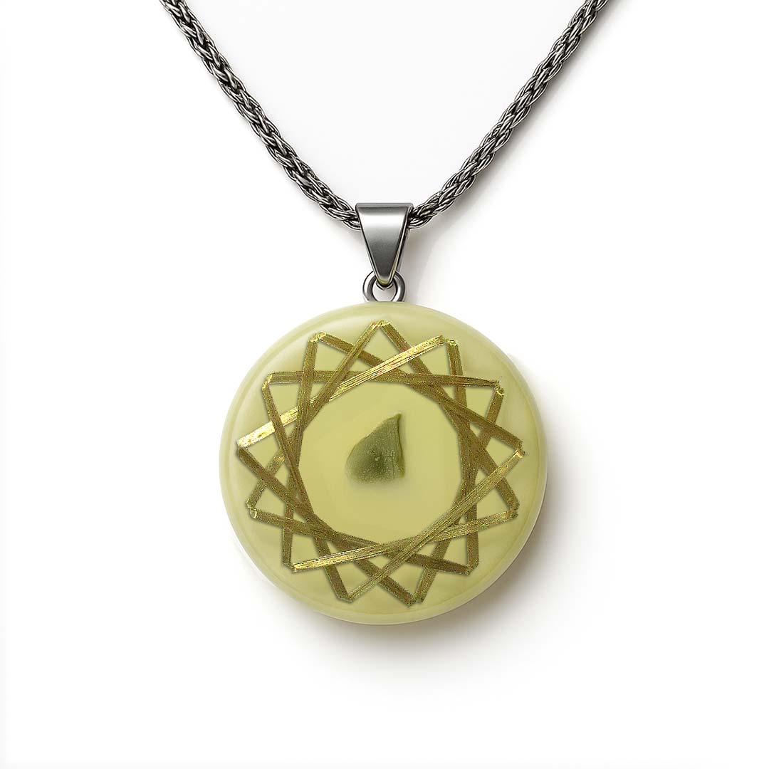 Collar Fibonacci con Moldavita: Fluye con el Universo - Metayantra México