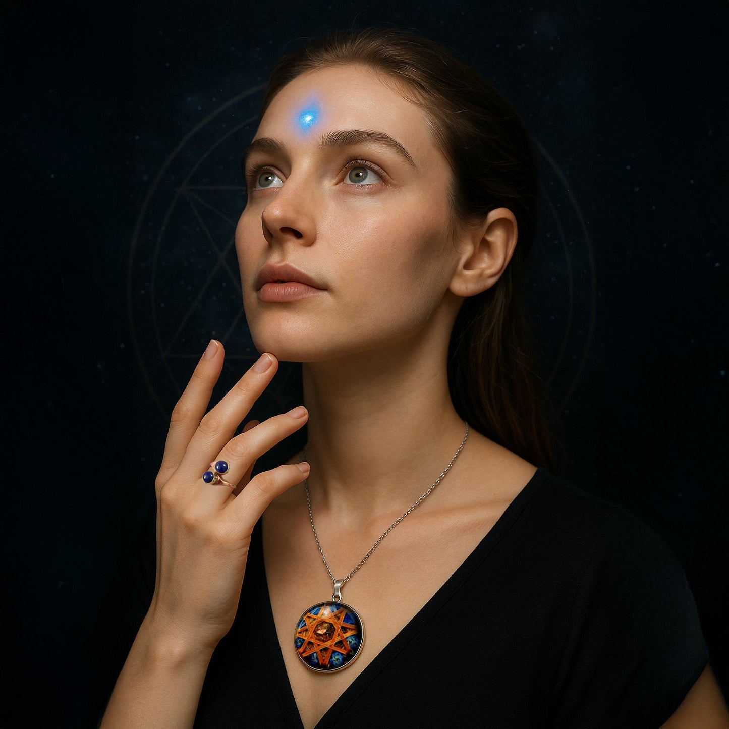 Collar Kalachakra 14k: Protección Suprema Contra Magia Negra - Metayantra México