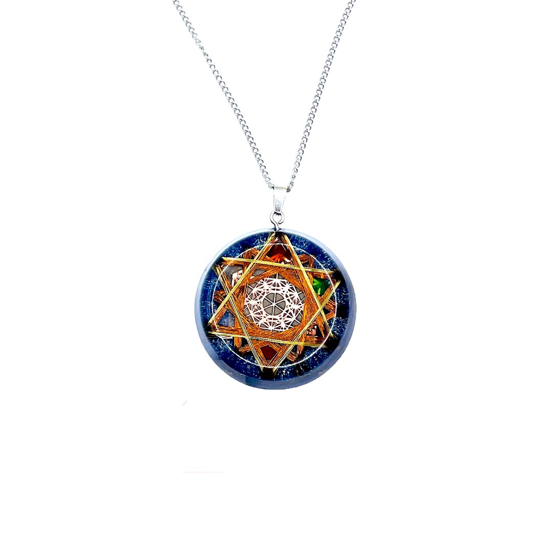 Collar Metatron Cobalto: SanaciÇün Celular y EnergǸtica - Metayantra MǸxico