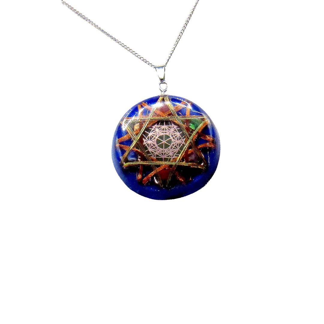 Collar Metatron Cobalto: SanaciÇün Celular y EnergǸtica - Metayantra MǸxico