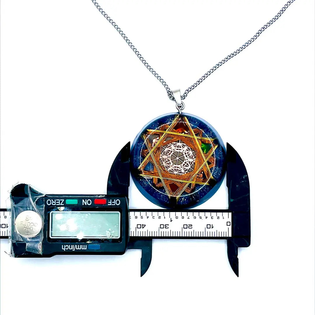 Collar Metatron Cobalto: SanaciÇün Celular y EnergǸtica - Metayantra MǸxico