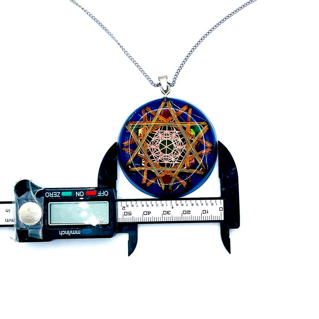 Collar Metatron Cobalto: SanaciÇün Celular y EnergǸtica - Metayantra MǸxico