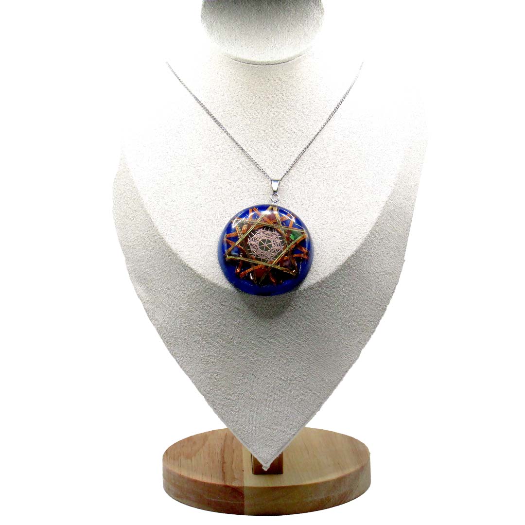 Collar Metatron Cobalto: SanaciÇün Celular y EnergǸtica - Metayantra MǸxico