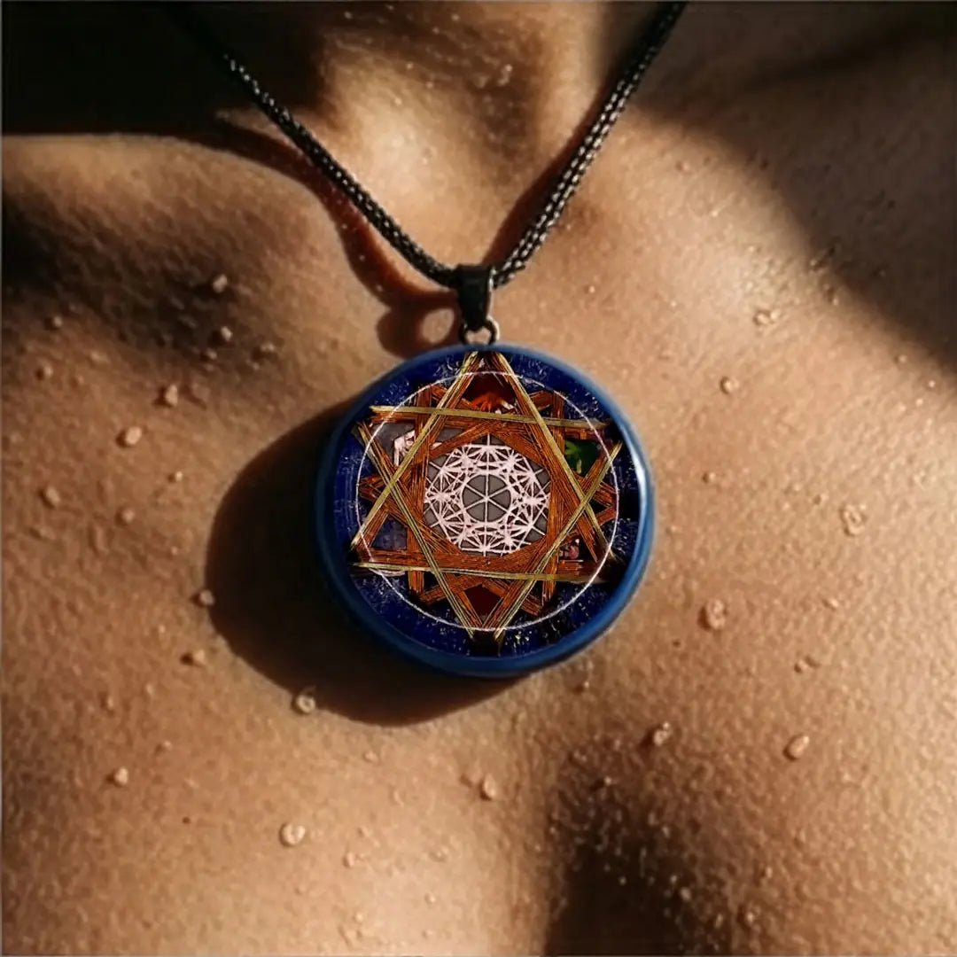 Collar Metatron Cobalto: Sanación Celular y Energía Divina - Metayantra México