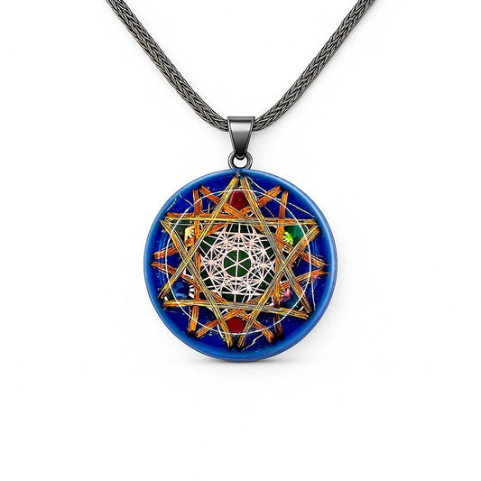 Collar Metatron Cobalto: Sanación Celular y Energía Divina - Metayantra México