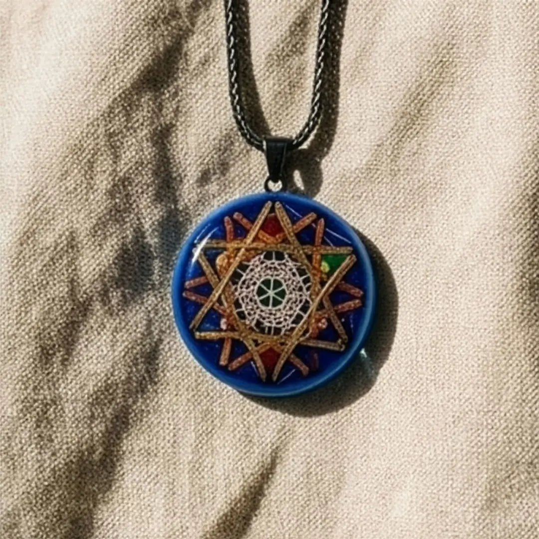 Collar Metatron Cobalto: Sanación Celular y Energía Divina - Metayantra México