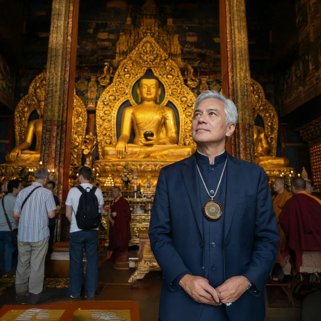 Collar Namgyalma Resonador | Dharani Purificación Karma | Protección Total - Metayantra México