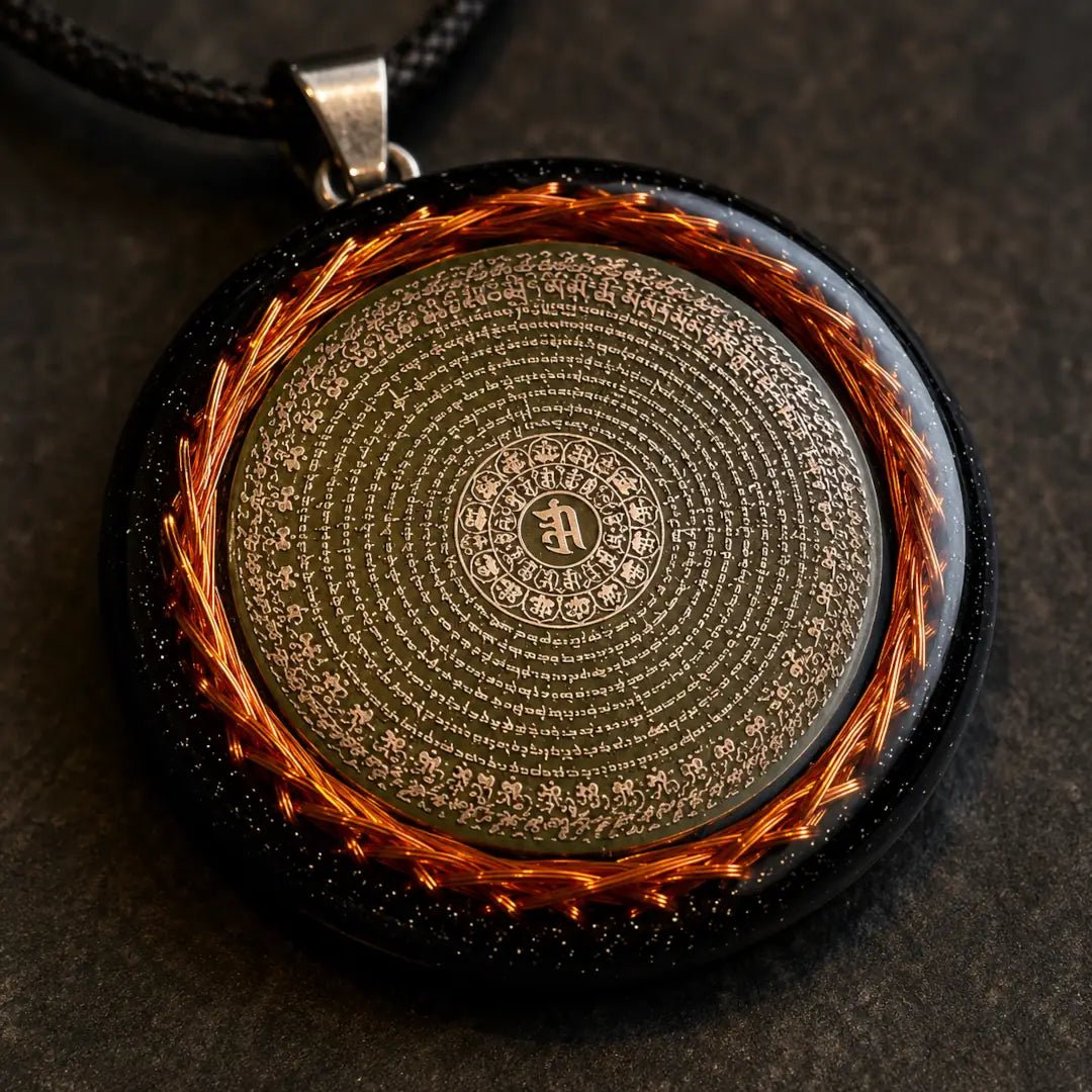 Collar Namgyalma Resonador | Dharani Purificación Karma | Protección Total - Metayantra México