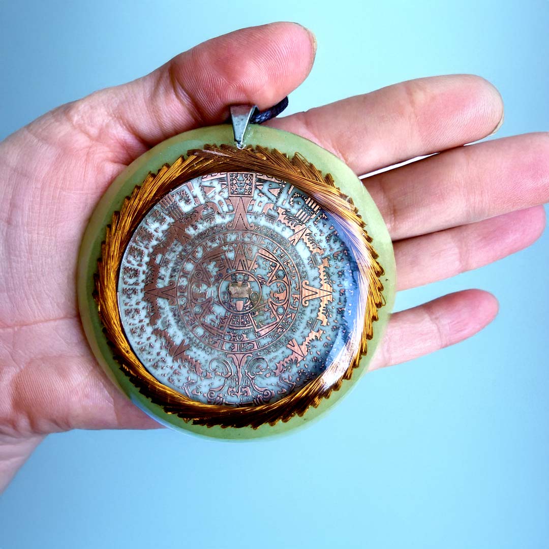Collar Orgon Azteca 52 Vortex: Protección y Sabiduría Ancestral - Metayantra México