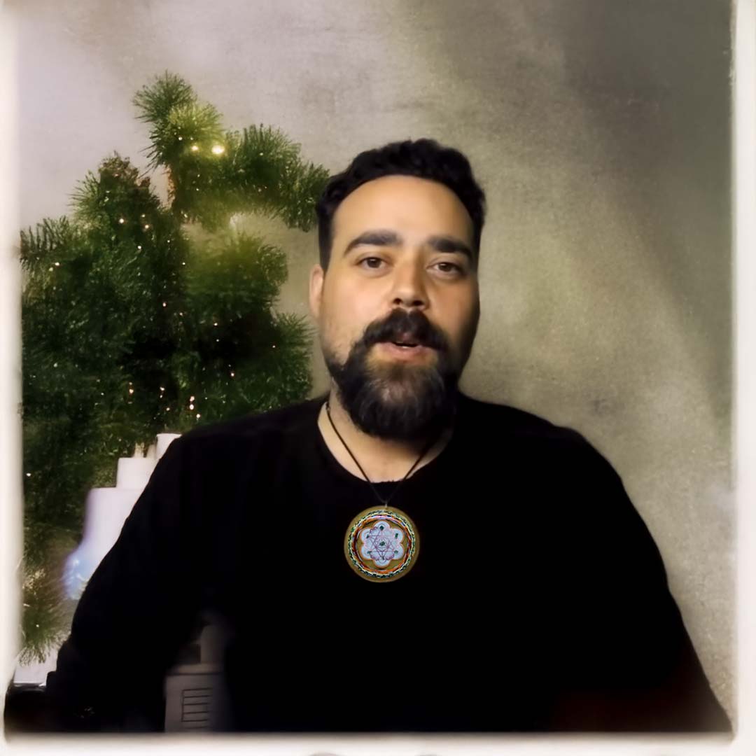 Collar ORGON Resonador Cuántico con Moldavita: ADN y Conciencia - Metayantra México