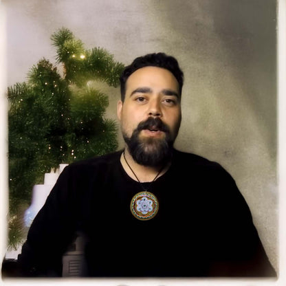 Collar ORGON Resonador Cuántico con Moldavita: ADN y Conciencia - Metayantra México