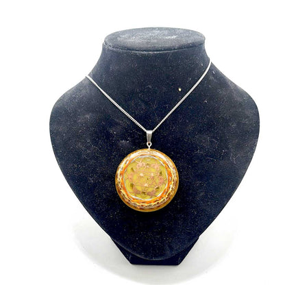 Collar Orgón Resonador Cuántico con Moldavita Certificada — Activación del ADN del Alma + Campo Merkaba + Cuarzo Citrino + Doble Bobina Biomagnética | Agrograma Crop Circle | Arcángel Metatrón | Hecho a Mano - Metayantra México