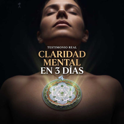 Collar Orgón Resonador Cuántico con Moldavita Certificada — Activación del ADN del Alma + Campo Merkaba + Cuarzo Citrino + Doble Bobina Biomagnética | Agrograma Crop Circle | Arcángel Metatrón | Hecho a Mano - Metayantra México