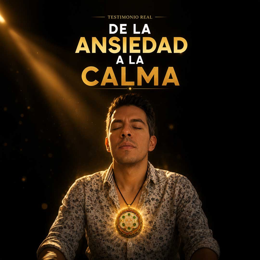 Collar Orgón Resonador Cuántico con Moldavita Certificada — Activación del ADN del Alma + Campo Merkaba + Cuarzo Citrino + Doble Bobina Biomagnética | Agrograma Crop Circle | Arcángel Metatrón | Hecho a Mano - Metayantra México