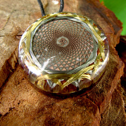 Collar Orgonita Resonador Cuántico Sahasrara para Consciencia - Metayantra México