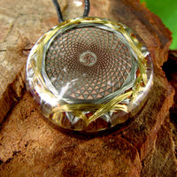 Thumbnail for Collar Orgonita Resonador Cuántico Sahasrara para Consciencia - Metayantra México