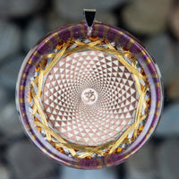 Thumbnail for Collar Orgonita Resonador Cuántico Sahasrara para Consciencia - Metayantra México