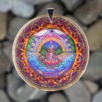Thumbnail for Collar Orgonita Resonador Cuántico Sahasrara para Consciencia - Metayantra México