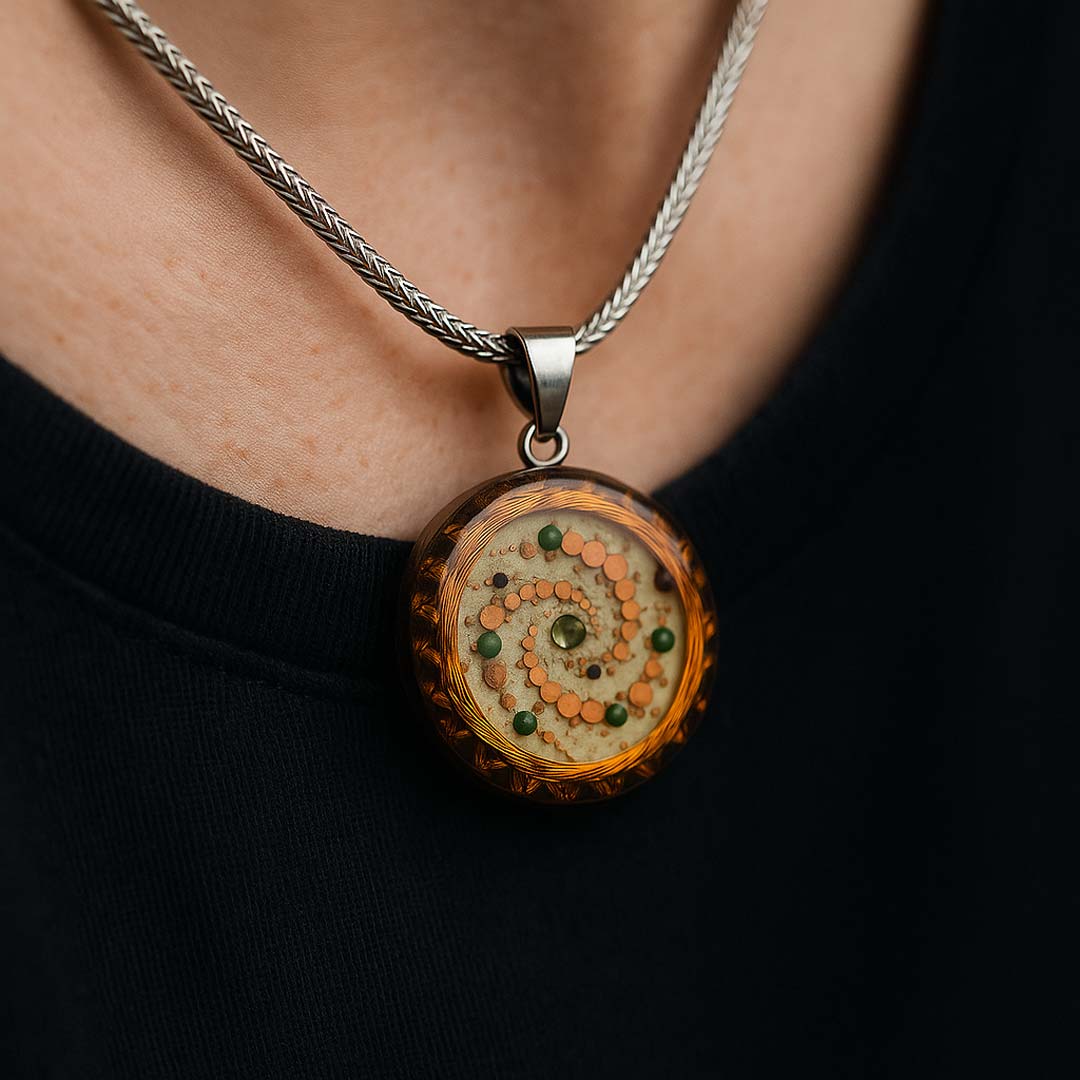 Collar Orgonita Triple Espiral: Transforma Energía y Protección Total - Metayantra México