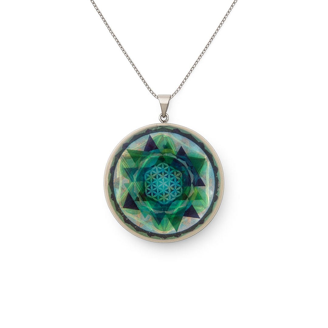 Collar Resonador Cuántico 4° Chakra: Armoniza y Eleva Emociones - Metayantra México