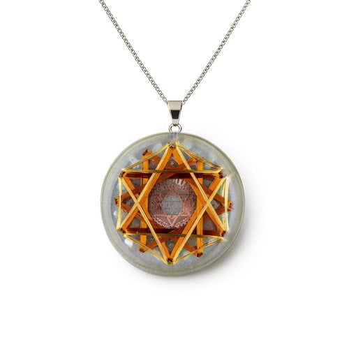 Collar Resonador Cuántico 4° Chakra: Armoniza y Eleva Emociones - Metayantra México
