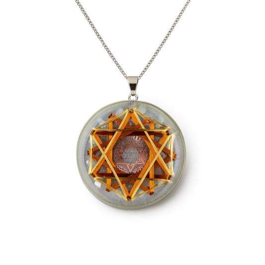 Collar Resonador Cuántico 4° Chakra: Armoniza y Eleva Emociones - Metayantra México
