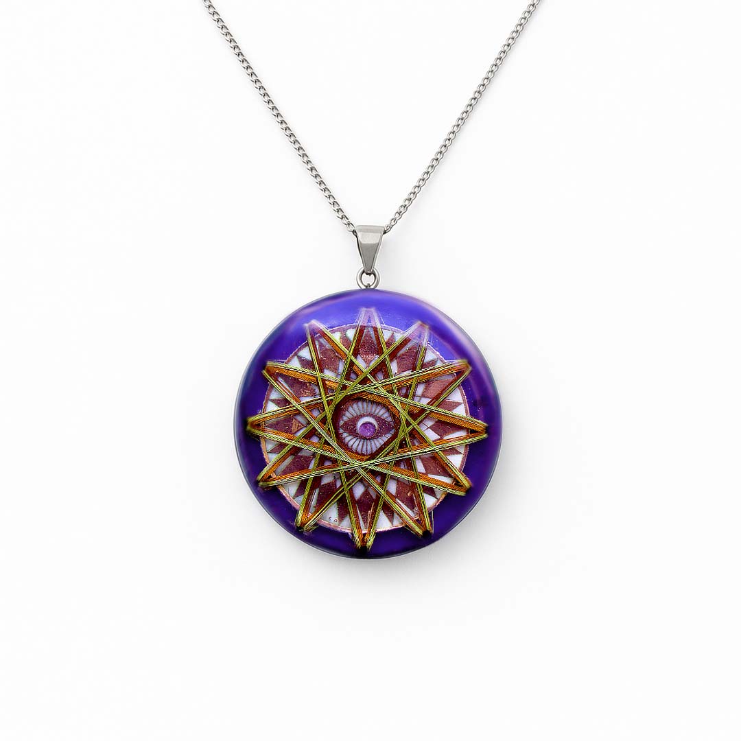 Collar Resonador Cuántico 6° Chakra Ajna - Despierta tu Intuición - Metayantra México