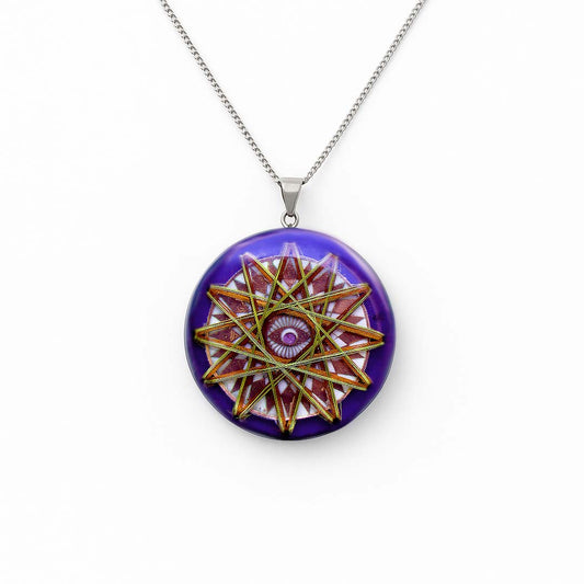 Collar Resonador Cuántico 6° Chakra Ajna - Despierta tu Intuición - Metayantra México