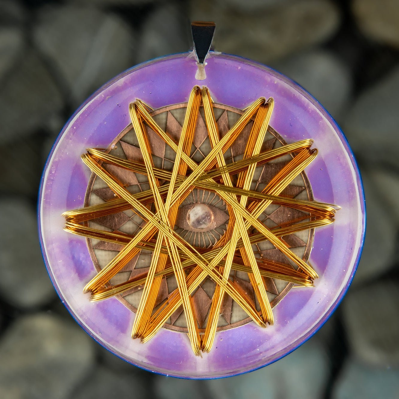 Collar Resonador Cuántico 6° Chakra Ajna - Despierta tu Intuición - Metayantra México