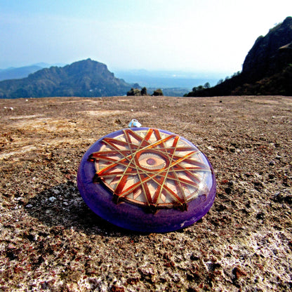 Collar Resonador Cuántico 6° Chakra Ajna - Despierta tu Intuición - Metayantra México