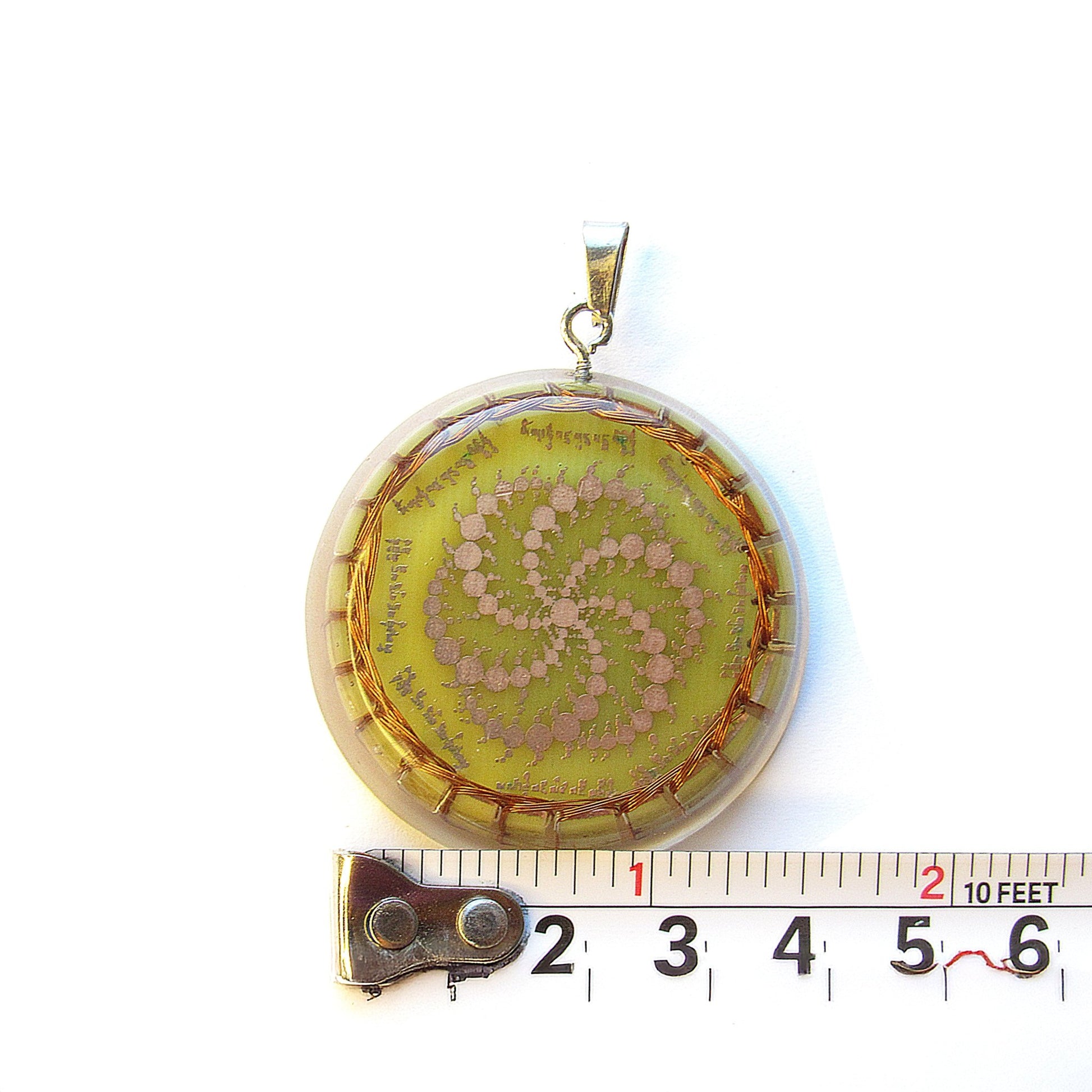 Collar Tibetano Destructor de obstáculos Guru Rinpoche Crop Circle - Metayantra - Metayantra México